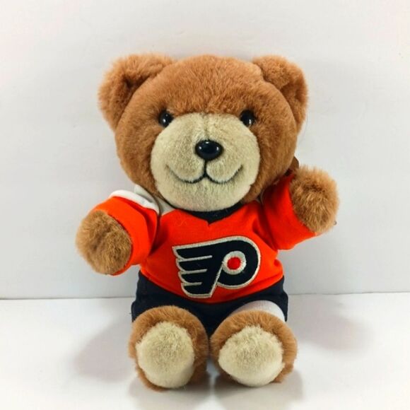 Vintage 1983 Trudy NHL Hockey Plush Bear Philadelphia Flyers New With TAG. - Picture 4 of 9
